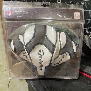 NFL Headcover Set - Black, White, Blue